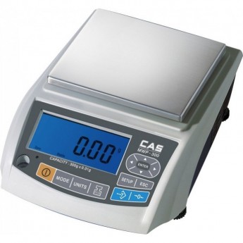 Лабораторные весы CAS MWP-3000H с пределом взвешивания 3000 г и дифференциалом 0.05 г